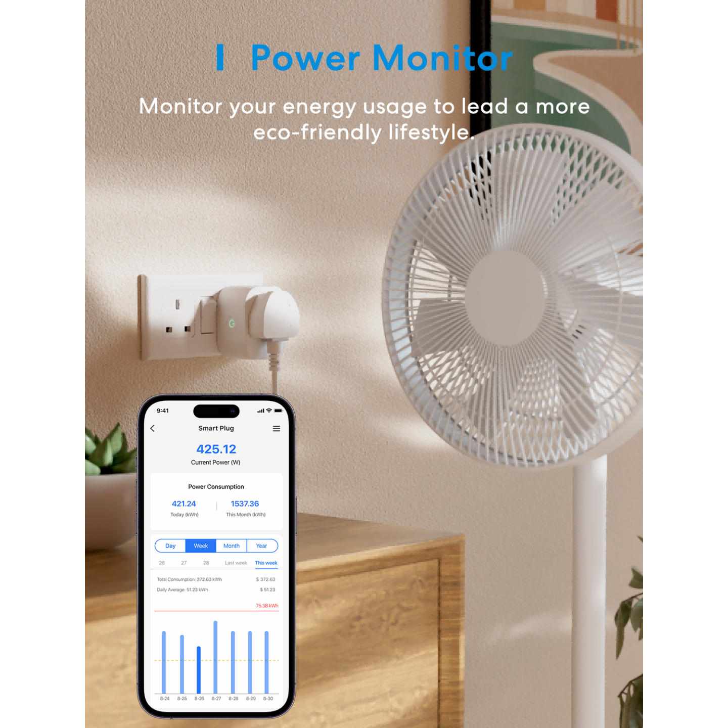 Meross Smart Wi-Fi Plug - MSS315HK-UK - Matter — Buy in Cyprus with Fast Delivery