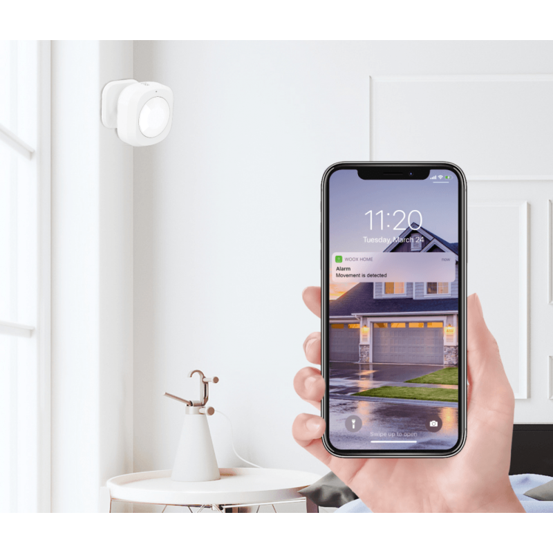 Buy WOOX Wi-Fi Zigbee Smart PIR Sensor - R7046 - Wi-Fi Zigbee Smart PIR Sensor in Cyprus, Nicosia, Limassol, Larnaka, Pafos