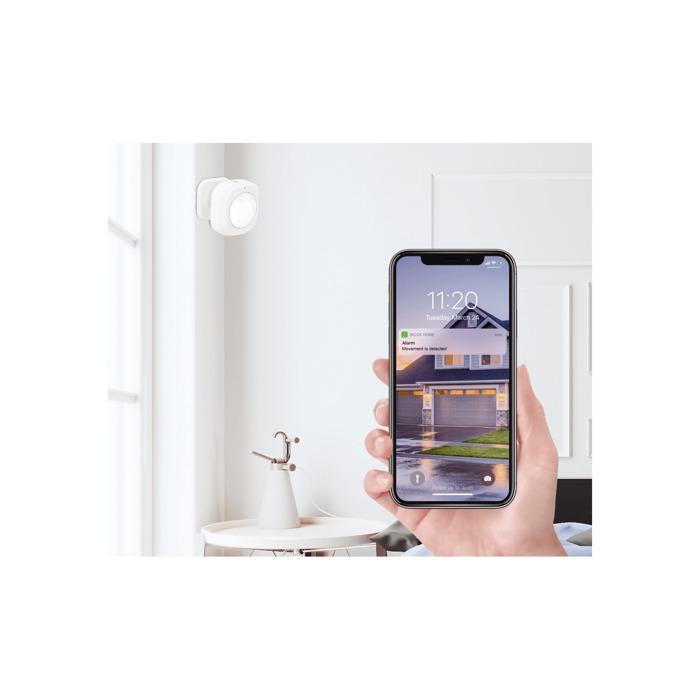 WOOX Wi-Fi Zigbee Smart PIR Sensor - R7046 - Wi-Fi Zigbee Smart PIR Sensor — Buy in Cyprus with Fast Delivery