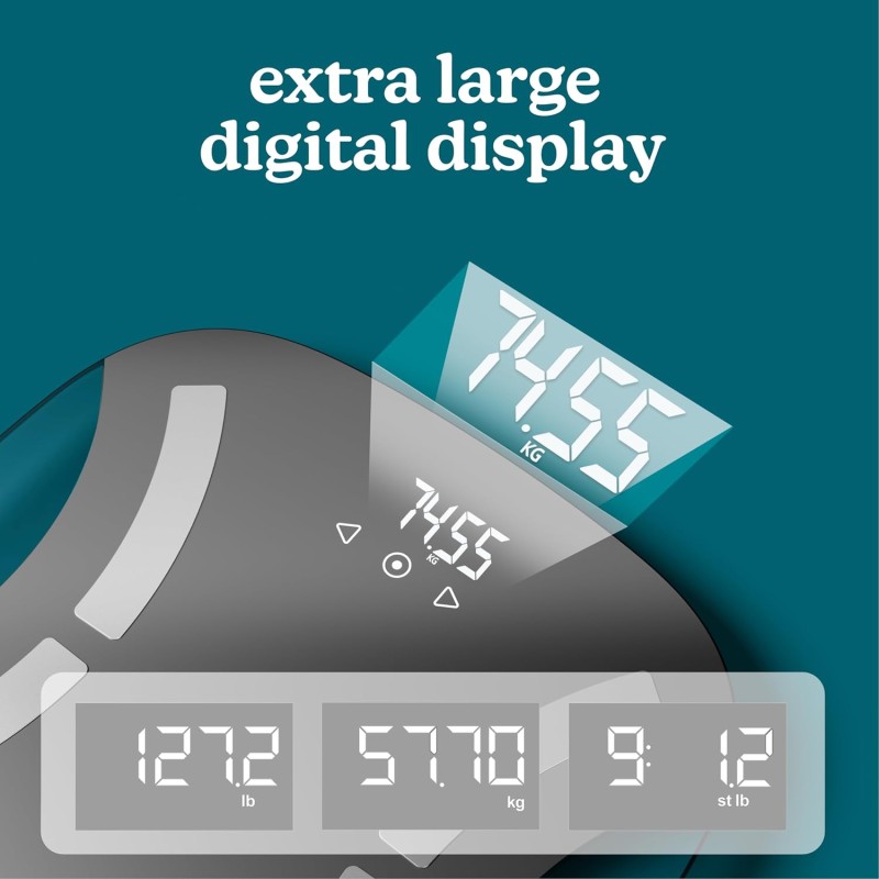 Buy HoMedics Body Scale Essential with Body Comp Analyser - SCL-BC145 - Black in Cyprus, Nicosia, Limassol, Larnaka, Pafos