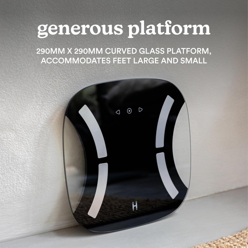 Buy HoMedics Body Scale Essential with Body Comp Analyser - SCL-BC145 - Black in Cyprus, Nicosia, Limassol, Larnaka, Pafos