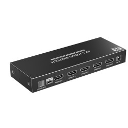 Buy Lenkeng HDMI Switch - LKV841 - 4x1 8K60Hz in Cyprus, Nicosia, Limassol, Larnaka, Pafos