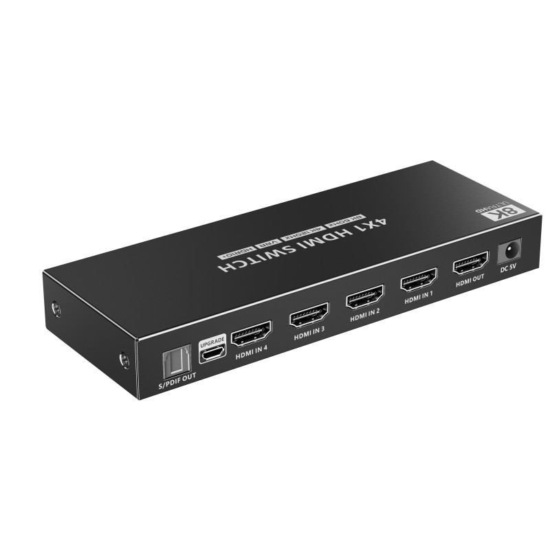 Buy Lenkeng HDMI Switch - LKV841 - 4x1 8K60Hz in Cyprus, Nicosia, Limassol, Larnaka, Pafos