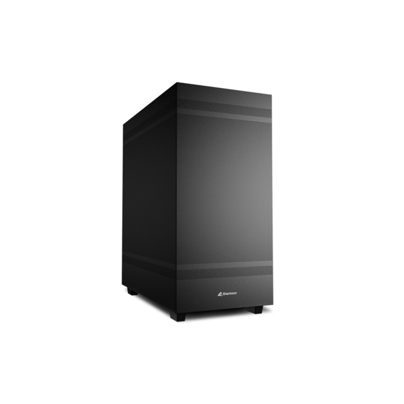 Sharkoon Rebel C50 - Full Tower PC Case - Black, ATX/mATX/Mini-ITX, 400mm GPU, 168mm CPU Cooler, USB-C Gen2
