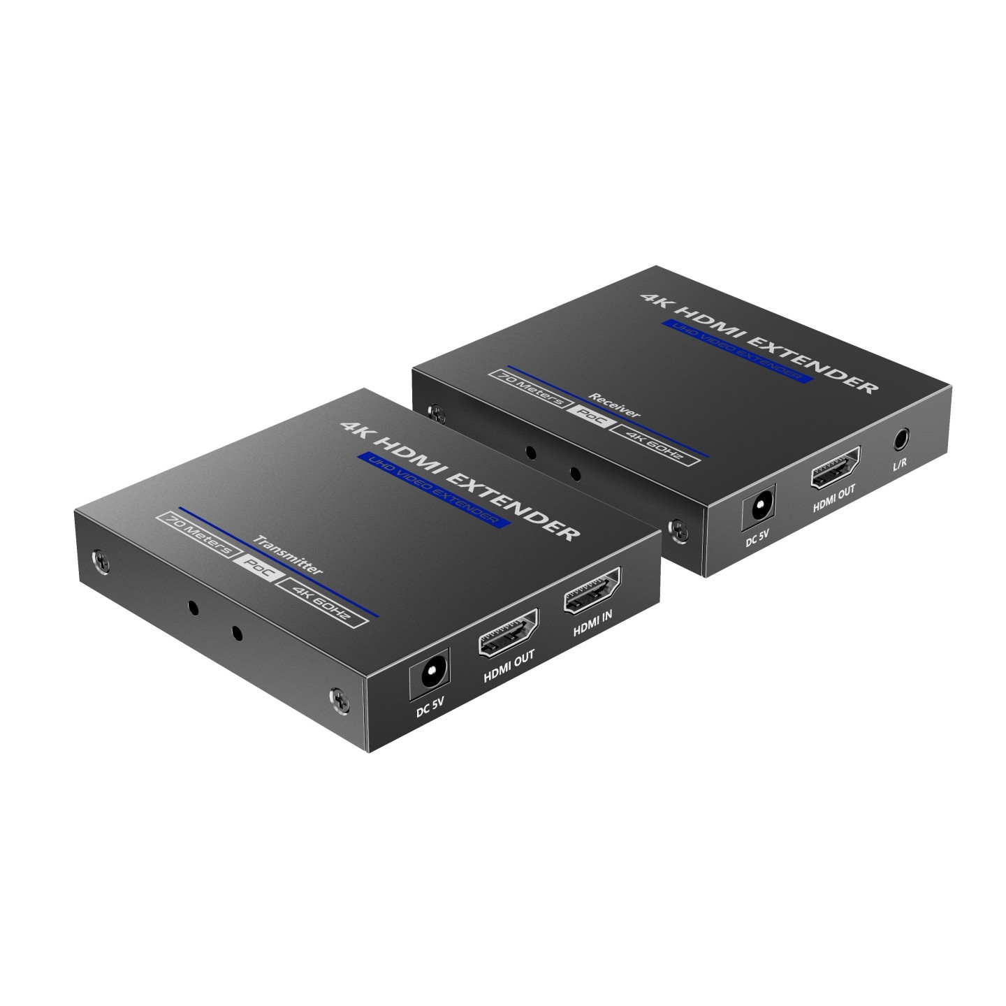 Lenkeng HDMI Extender over Ethernet - LKV565P - 70M 4K POC IR Loop — Buy in Cyprus with Fast Delivery
