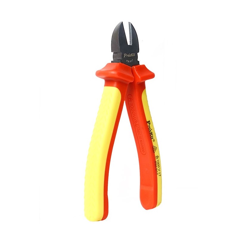 Buy Proskit VDE Insulated Side Cutter - PM-917 - VDE in Cyprus, Nicosia, Limassol, Larnaka, Pafos