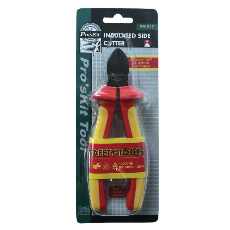 Buy Proskit VDE Insulated Side Cutter - PM-917 - VDE in Cyprus, Nicosia, Limassol, Larnaka, Pafos