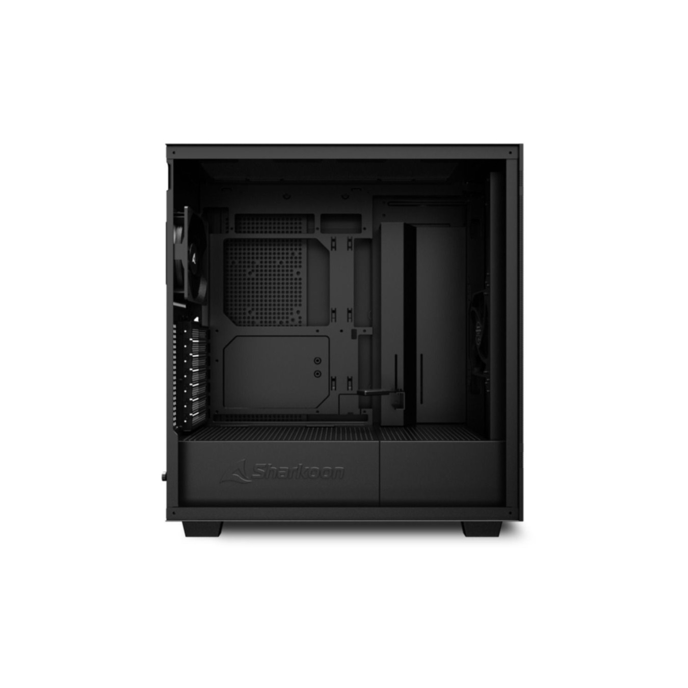 Sharkoon Rebel C50 - Full Tower PC Case - Black, ATX/mATX/Mini-ITX, 400mm GPU, 168mm CPU Cooler, USB-C Gen2