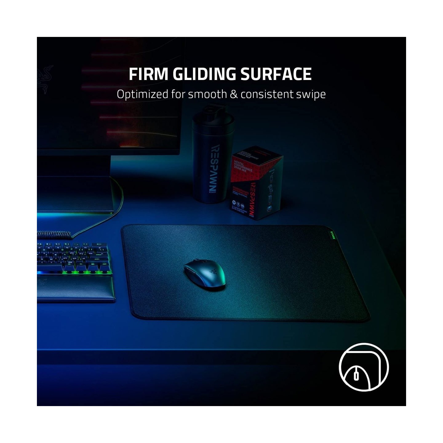 Razer STRIDER XXL - Hybrid Water-Resistant Gaming Mouse Mat — Buy in Cyprus with Fast Delivery