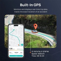 Buy 70mai Dash Cam Pro Plus+ - A500S - with Screen, 1944P 140FOV 500mAh Car Camera in Cyprus, Nicosia, Limassol, Larnaka, Pafos