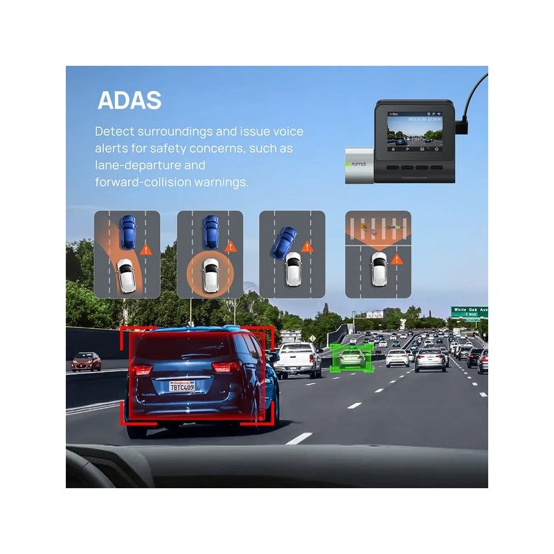 Buy 70mai Dash Cam Pro Plus+ - A500S-1 - Front & Rear w. Screen, RC06 Rearview C... in Cyprus, Nicosia, Limassol, Larnaka, Pafos