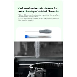 Creality 3D Printer Tool Wrap Kit Pro - 34 pieces of bits for screwdrivers and post-processing tools