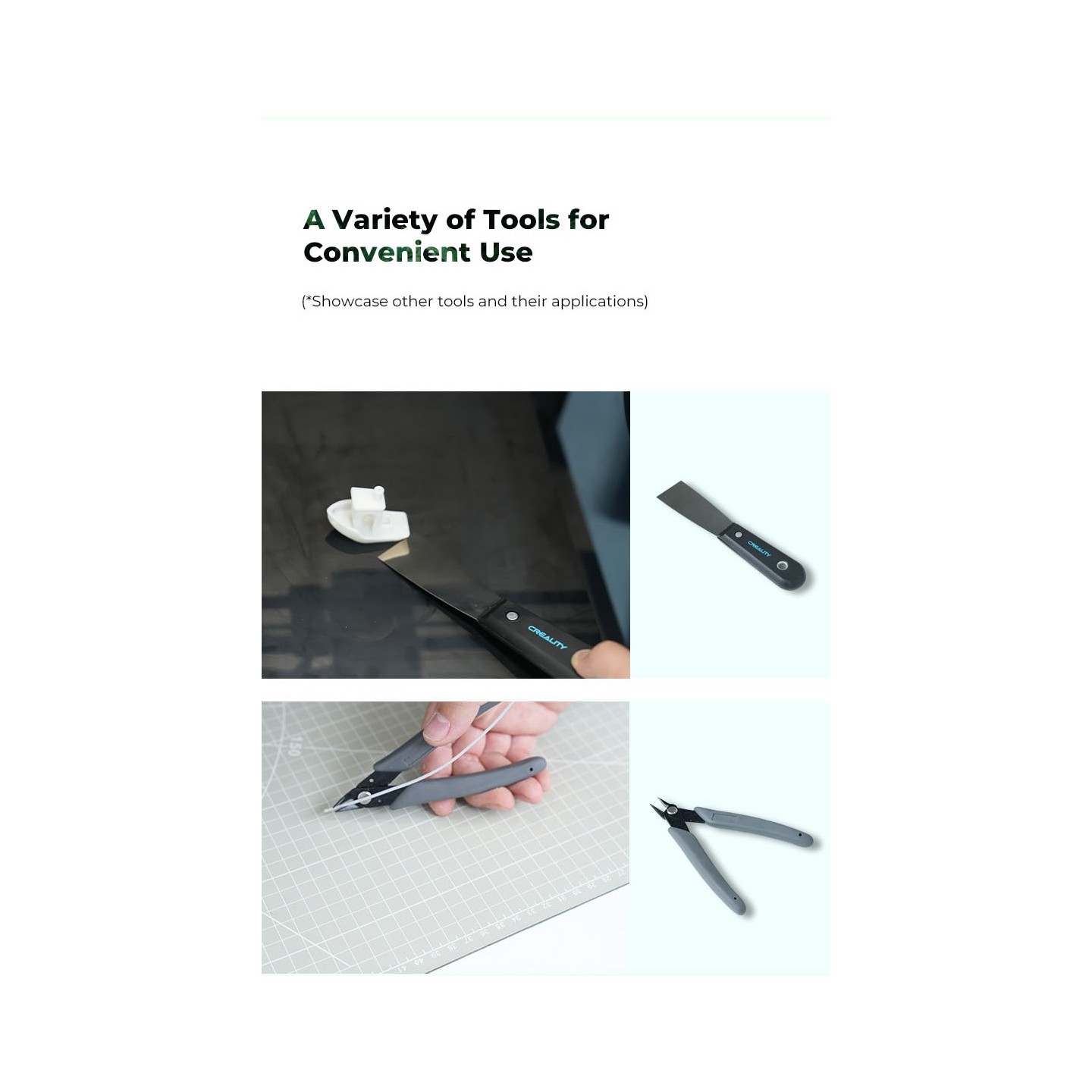 Creality 3D Printer Tool Wrap Kit Pro - 34 pieces of bits for screwdrivers and post-processing tools