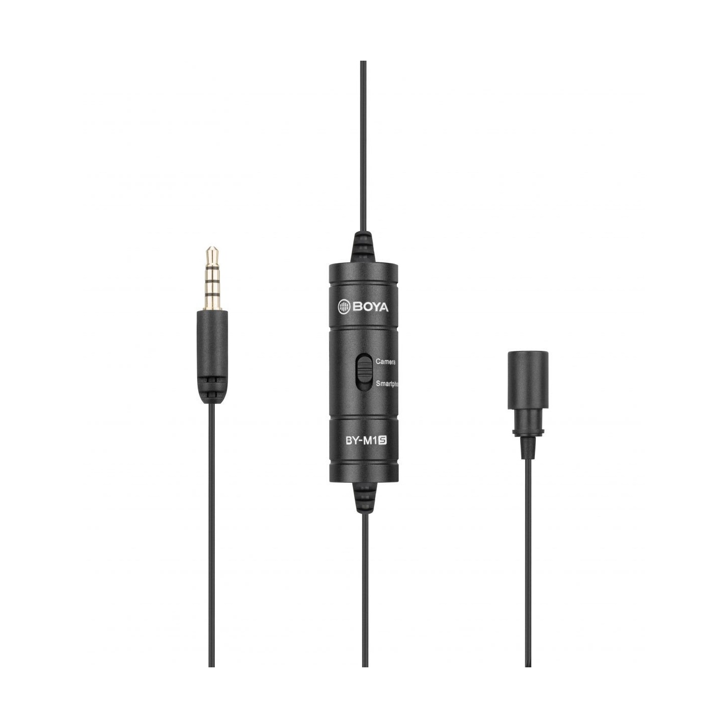 BOYA (M1 Smart) wired mic - BY-M1S - Lavalier microphone 3.5mm for phone, laptop, camera — Buy in Cyprus with Fast Delivery