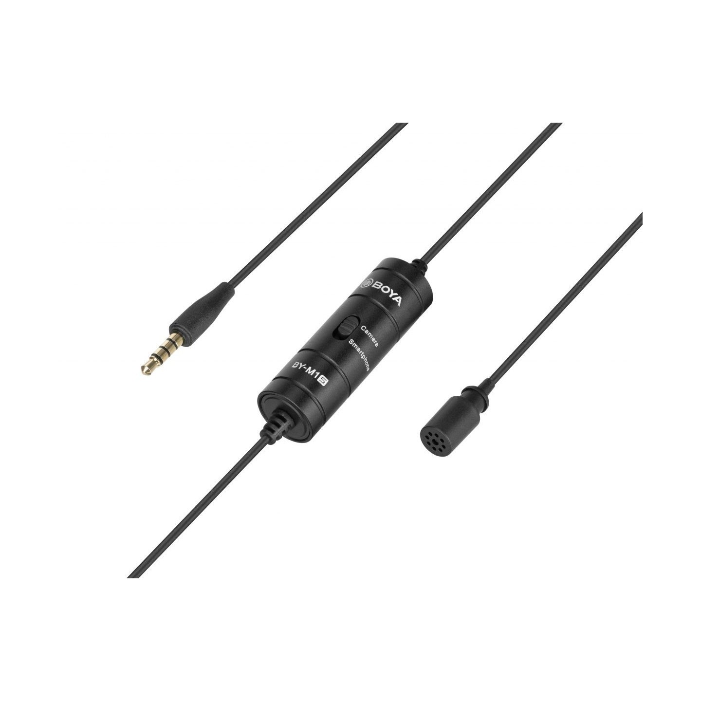BOYA (M1 Smart) wired mic - BY-M1S - Lavalier microphone 3.5mm for phone, laptop, camera — Buy in Cyprus with Fast Delivery