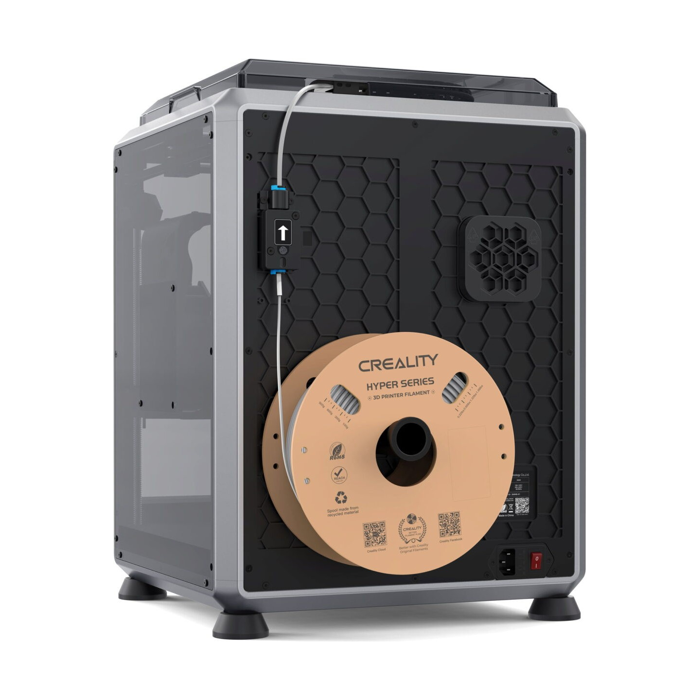 CREALITY K1C 3D Printer High Speed FDM Enclosed 600 mm s silent fans, advanced nozzle more filaments