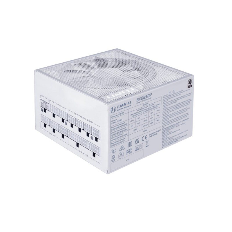 Buy Lian Li Power Supply - SX 850P - White, PLATINUM 850W, ATX 3.1, 12V-2x6, Jap... in Cyprus, Nicosia, Limassol, Larnaka, Pafos