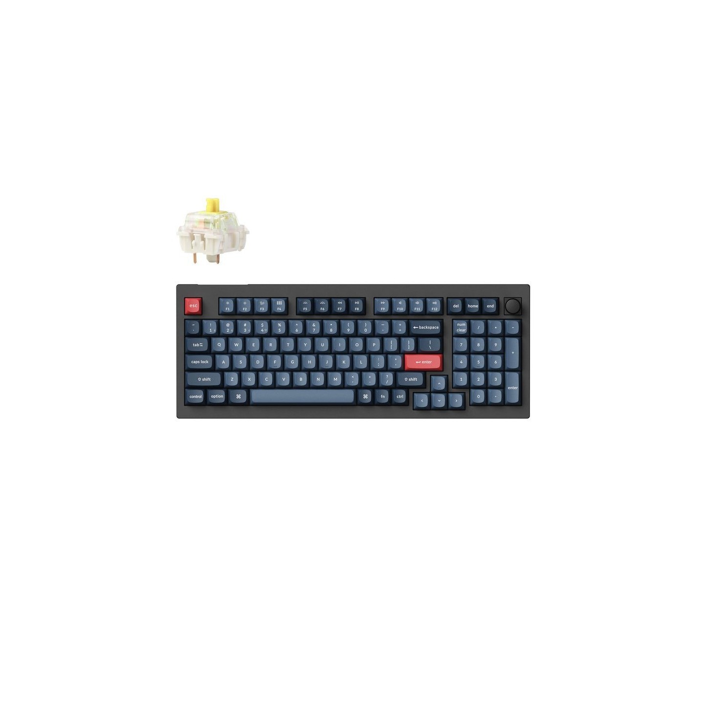 Keychron V5 Max V5M-D4 Banana Sw. 96% US QMK VIA Wireless Mechanical Keyboard (Boxed) — Buy in Cyprus with Fast Delivery