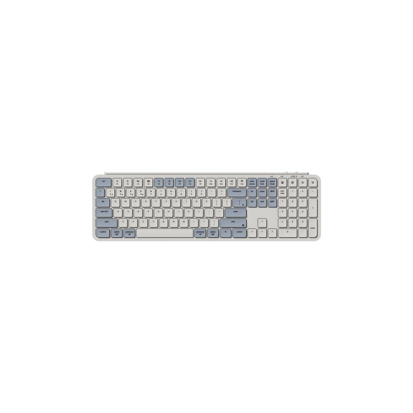 Keychron B6 Pro B6P-K11 Ultraslim Wireless Keyboard ZMK Retro Blue 100% US (Boxed) — Buy in Cyprus with Fast Delivery