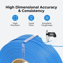 Creality PETG Filament - CR-PETG - Transparent Wine Red - No Reel - 3D Printer Filament, Hard Glossy, 1 kg