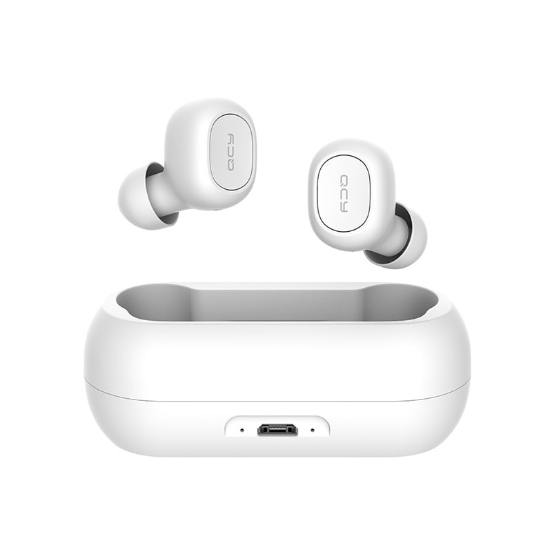 Buy QCY - T1C - TWS WHITE True Wireless Earbuds 5.0 Bluetooth Headphones 80hrs in Cyprus, Nicosia, Limassol, Larnaka, Pafos