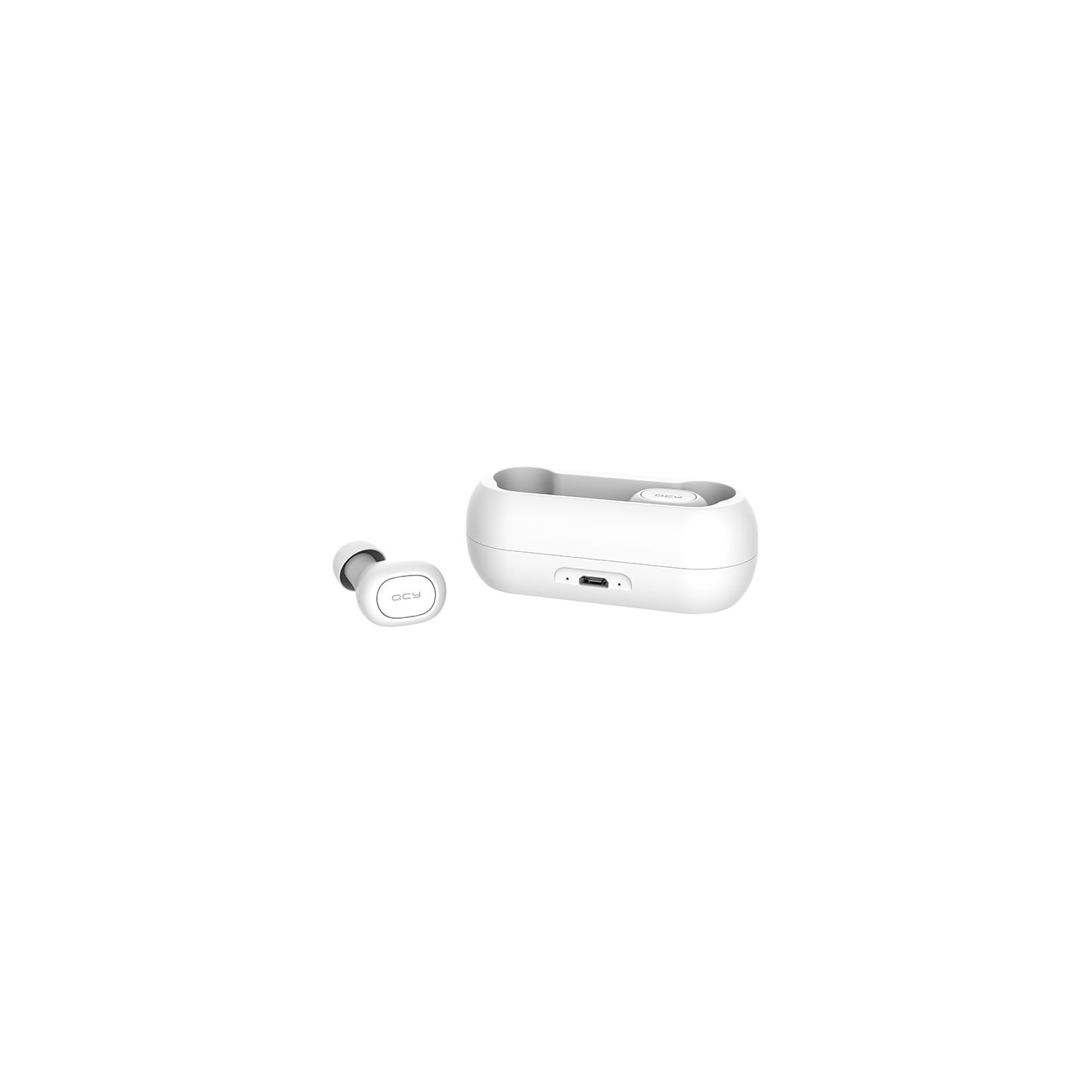 QCY - T1C - TWS WHITE True Wireless Earbuds 5.0 Bluetooth Headphones 80hrs — Buy in Cyprus with Fast Delivery
