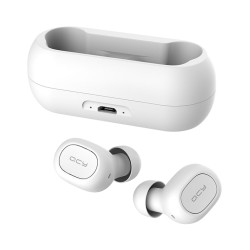 Buy QCY - T1C - TWS WHITE True Wireless Earbuds 5.0 Bluetooth Headphones 80hrs in Cyprus, Nicosia, Limassol, Larnaka, Pafos