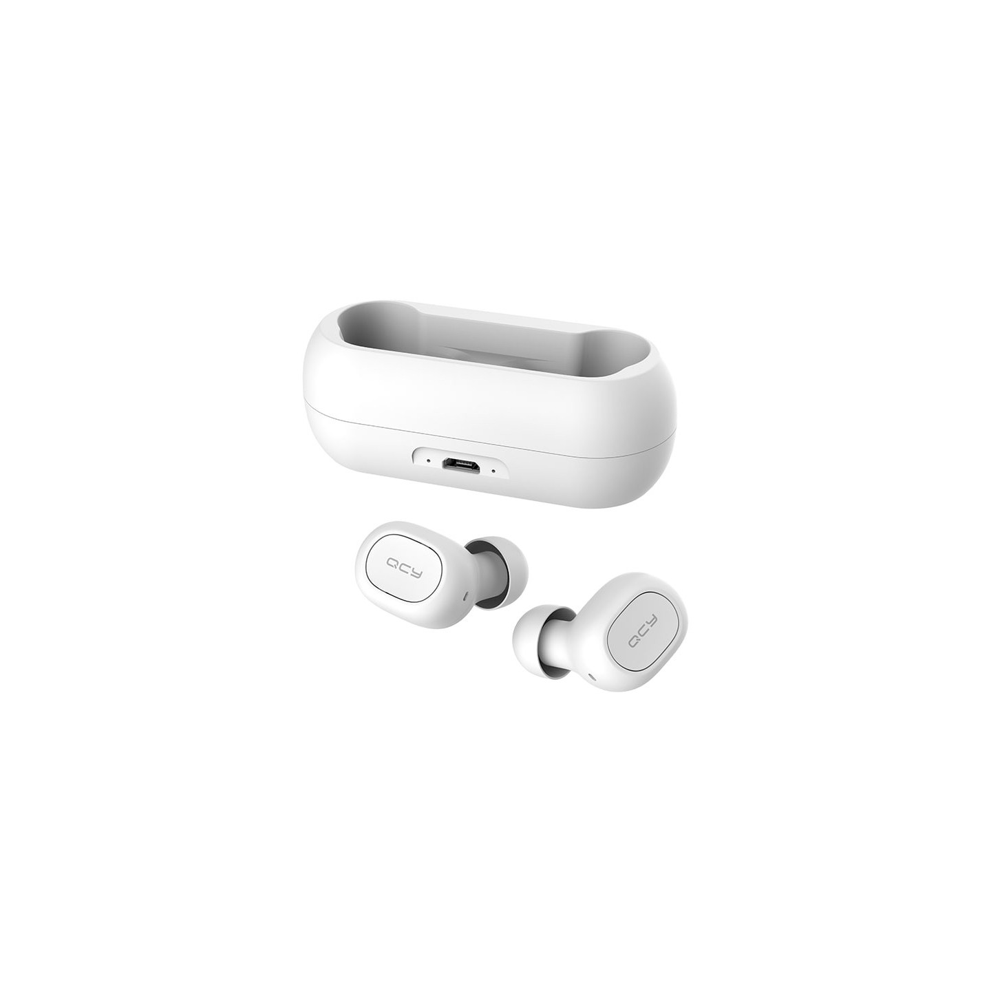 QCY - T1C - TWS WHITE True Wireless Earbuds 5.0 Bluetooth Headphones 80hrs — Buy in Cyprus with Fast Delivery