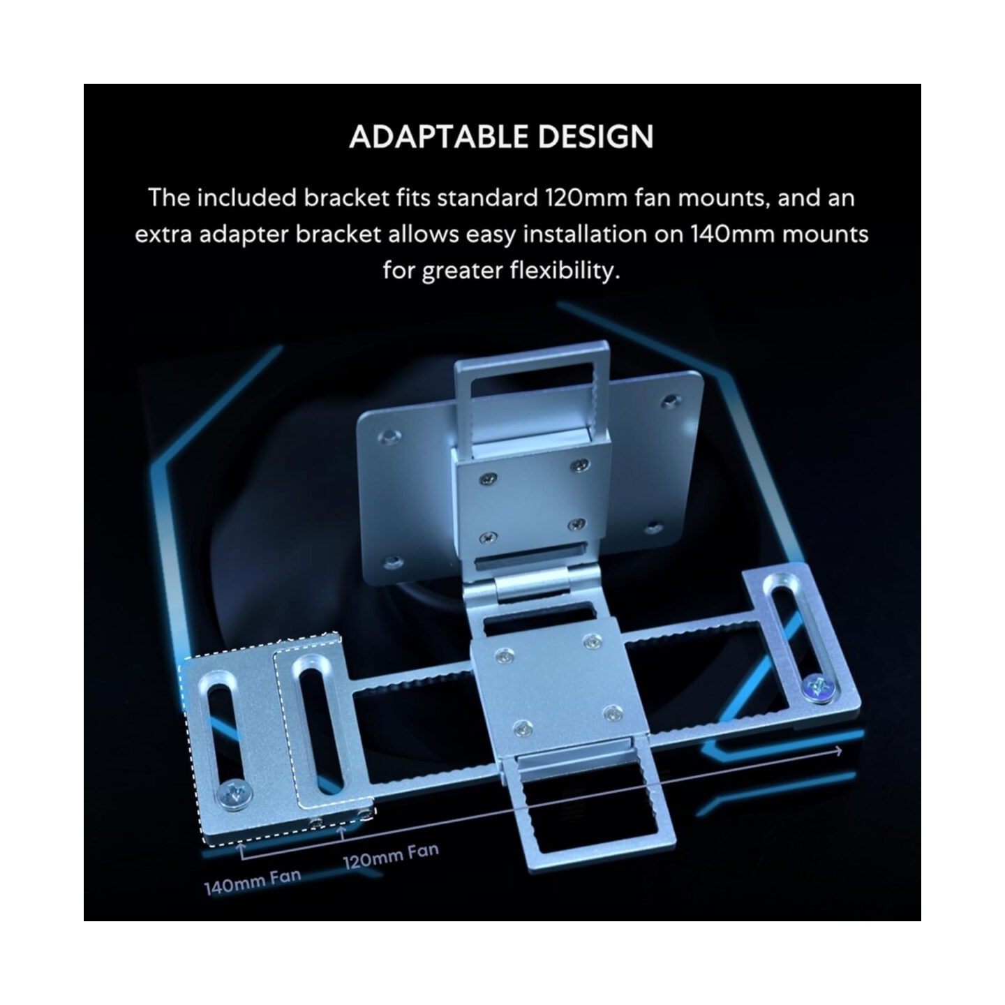Lian Li 8.8' Universal Screen Black - For Any PC - ARGB Frame - Display Panel - LCD Mini Monitor