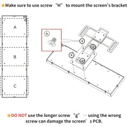 Lian Li 8.8' Universal Screen Black - For Any PC - ARGB Frame - Display Panel - LCD Mini Monitor