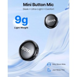 Buy BOYALINK Wireless Microphone - BOYALINK 3 - Type-C & 3.5mm AI-Powered Button... in Cyprus, Nicosia, Limassol, Larnaka, Pafos