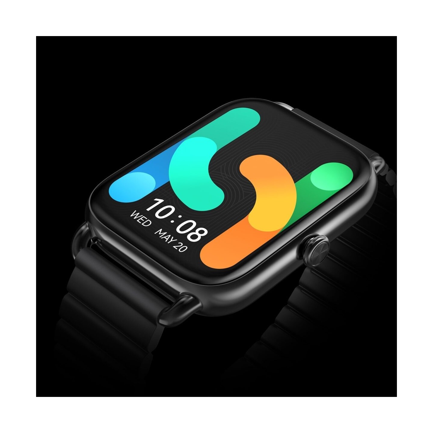 Haylou Smart Watch - RS4 Plus - Black -2 Straps (Silicon & Magnetic) Smart Watch 1,78 AMOLED 368x448 100 faces IP68