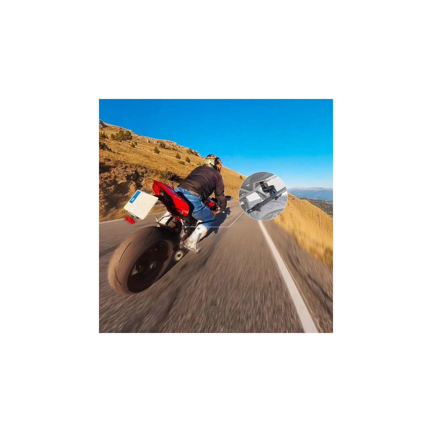 Insta360 Motorcycle Selfie Stick - Support Clamp — Buy in Cyprus with Fast Delivery