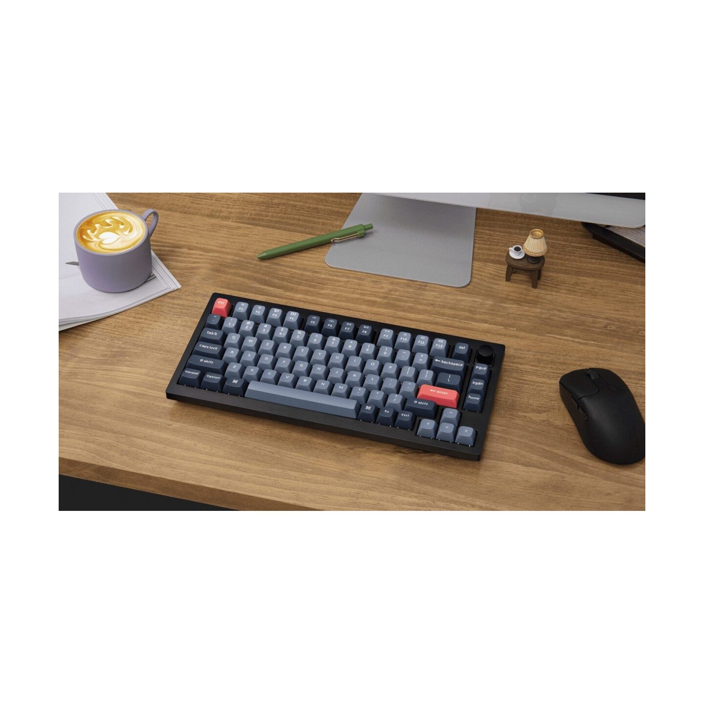 Keychron V1 Max V1M-D1 QMK VIA Wireless Mechanical Keyboard Red Switch RGB 75% US (Boxed) — Buy in Cyprus with Fast Delivery