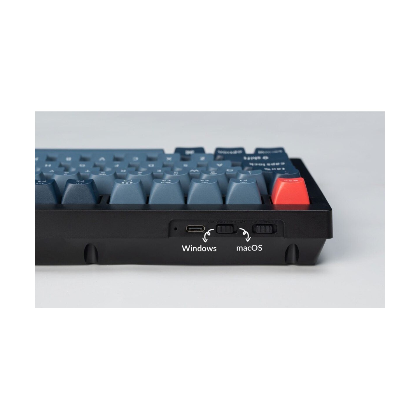 Keychron V1 Max V1M-D1 QMK VIA Wireless Mechanical Keyboard Red Switch RGB 75% US (Boxed) — Buy in Cyprus with Fast Delivery