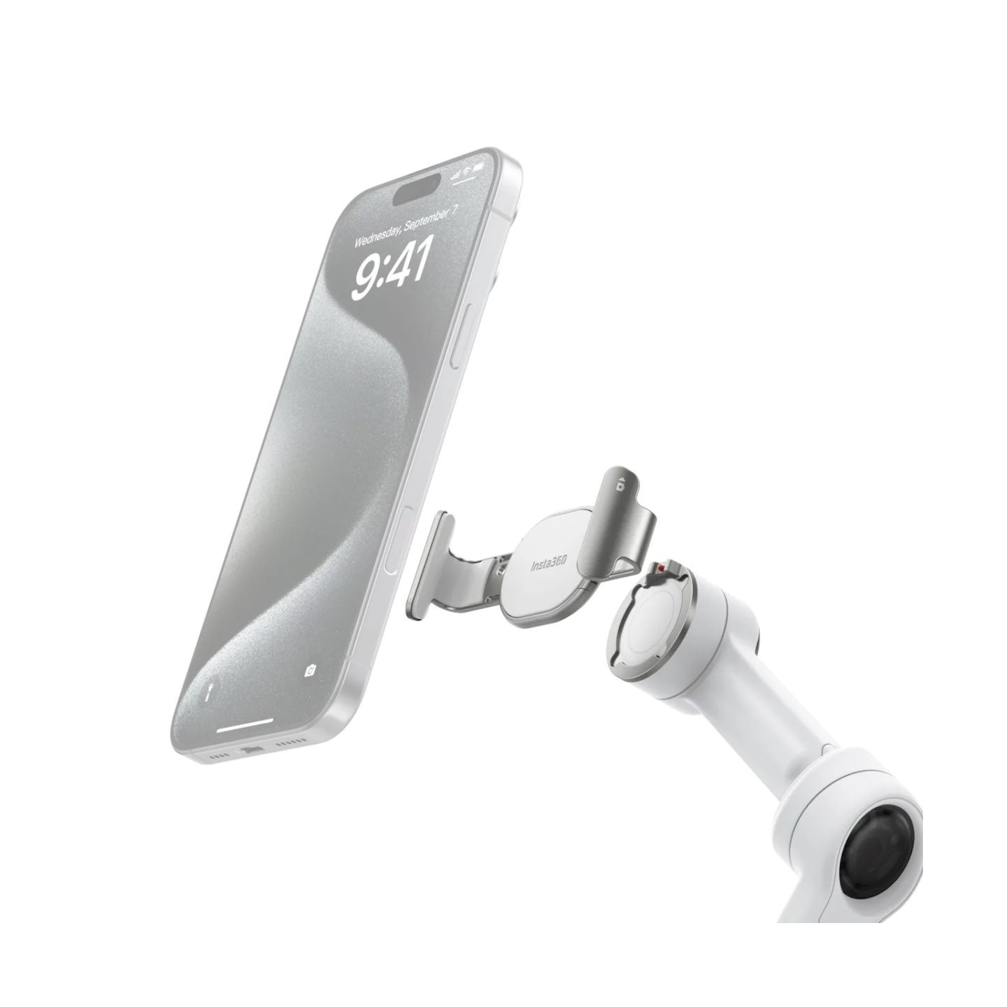 Insta360 Flow 2 Magnetic Phone Clamp - Flow 2 Pro - White — Buy in Cyprus with Fast Delivery