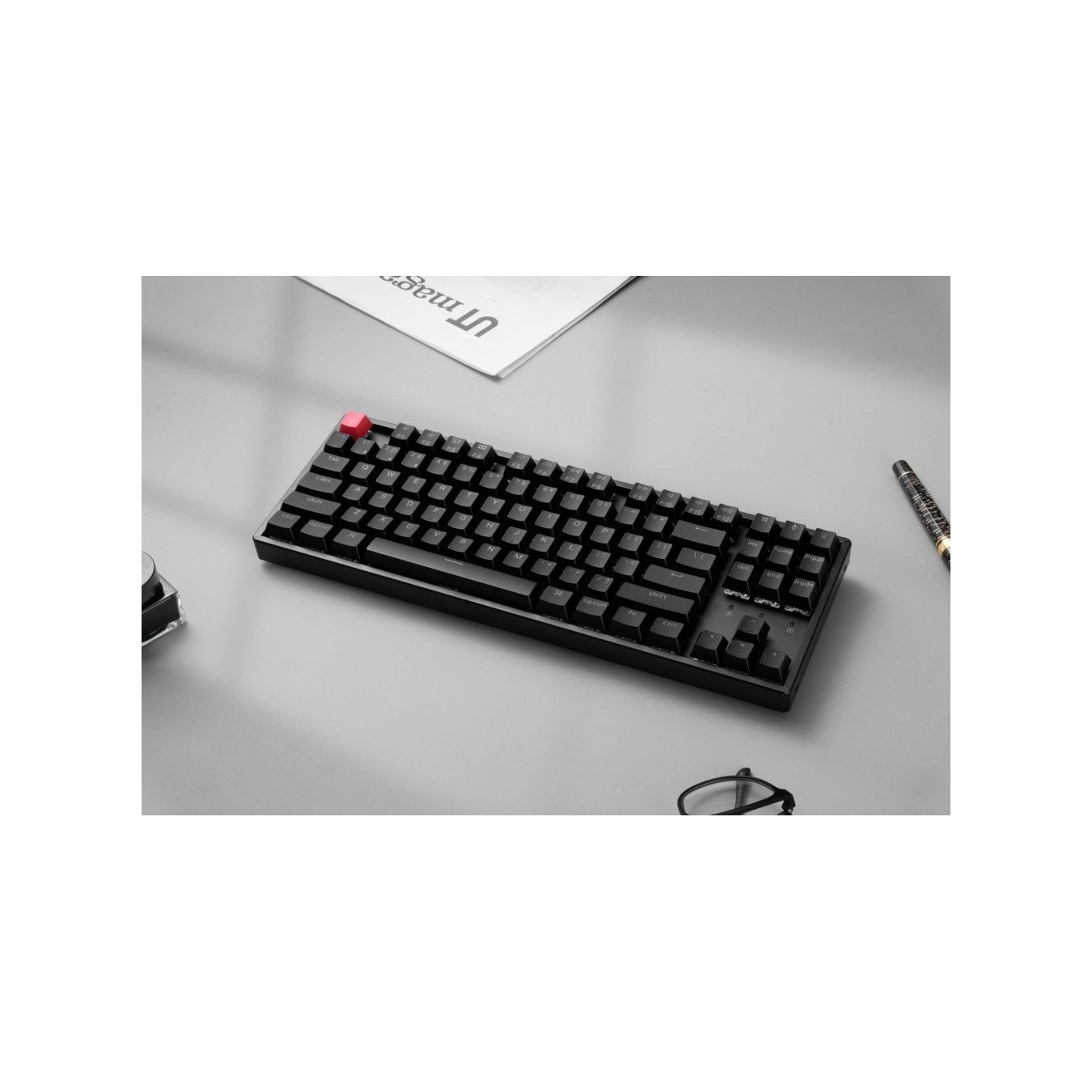 Keychron K8 V2 - K8X-J4 - QMK Wireless Mechanical Keyboard Banana Switch HotSwap RGB 80% US Layout Aluminum