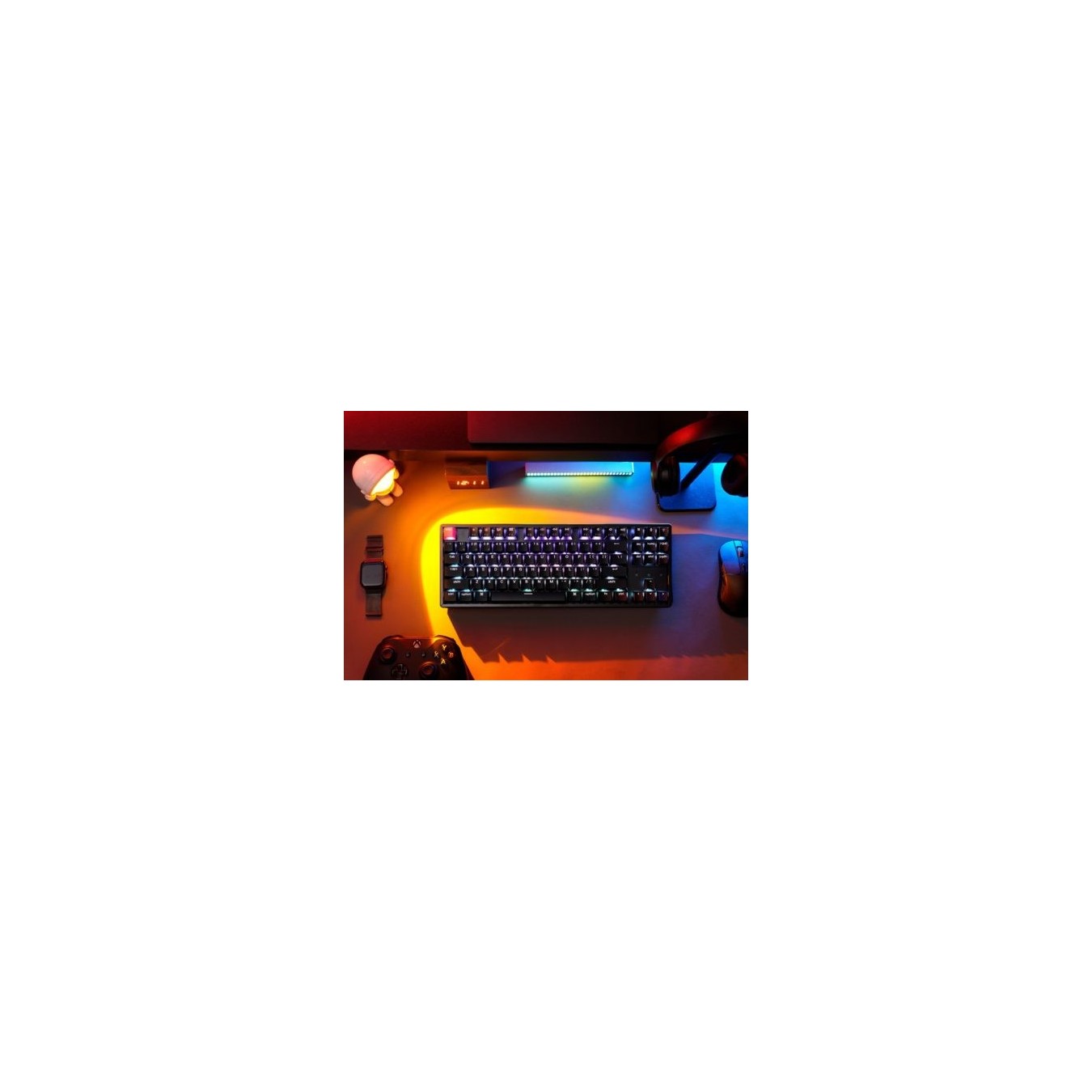Keychron K8 V2 - K8X-J4 - QMK Wireless Mechanical Keyboard Banana Switch HotSwap RGB 80% US Layout Aluminum