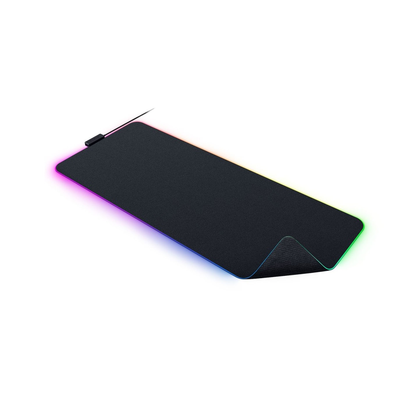 Razer Strider Chroma Hybrid Gaming RGB Mousepad - Water-Resistant - Smooth Glide - Anti-Slip Base
