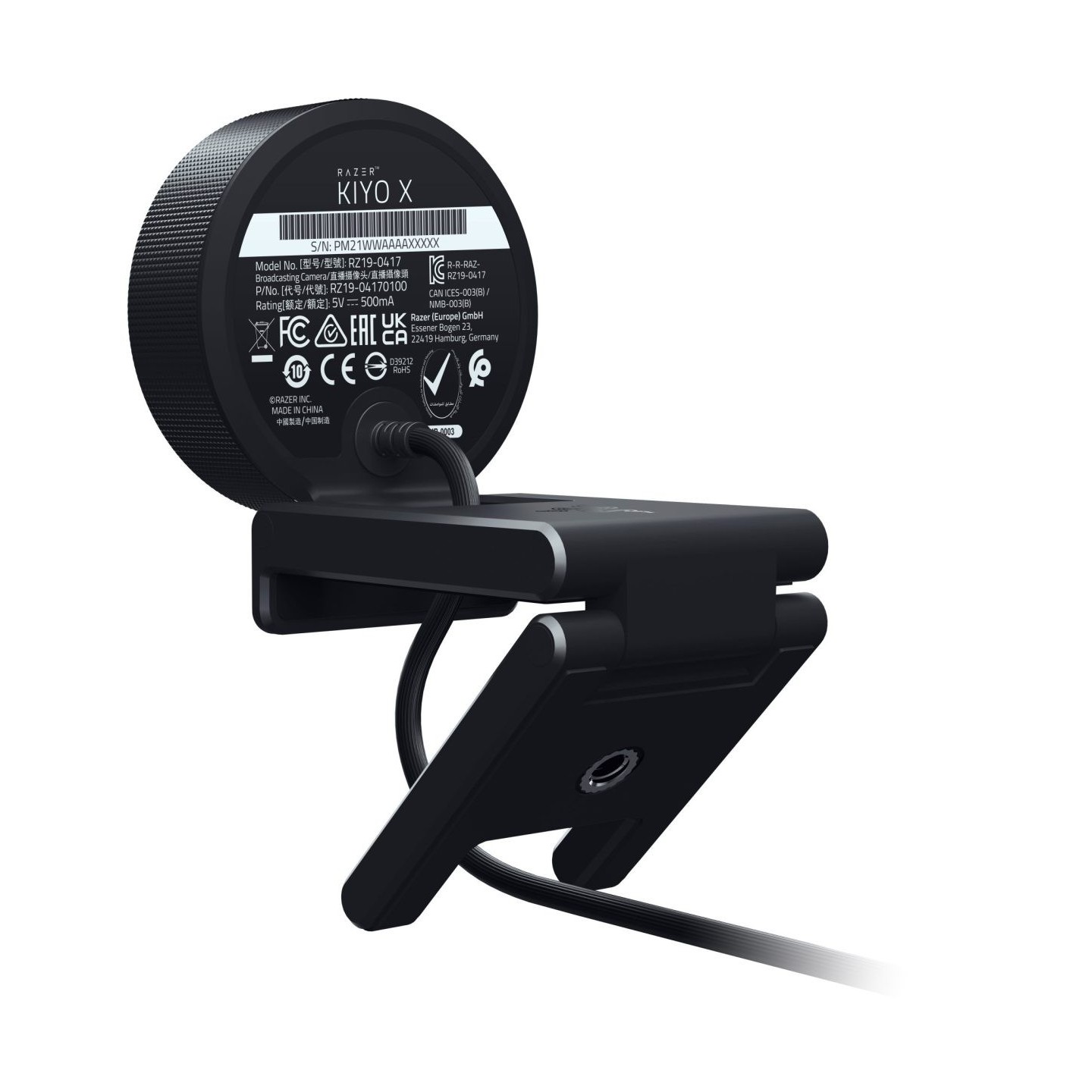 Razer Kiyo X 1080p 30FPS / 720p 60FPS Full HD Auto Focus USB Webcam (Boxed) — Buy in Cyprus with Fast Delivery