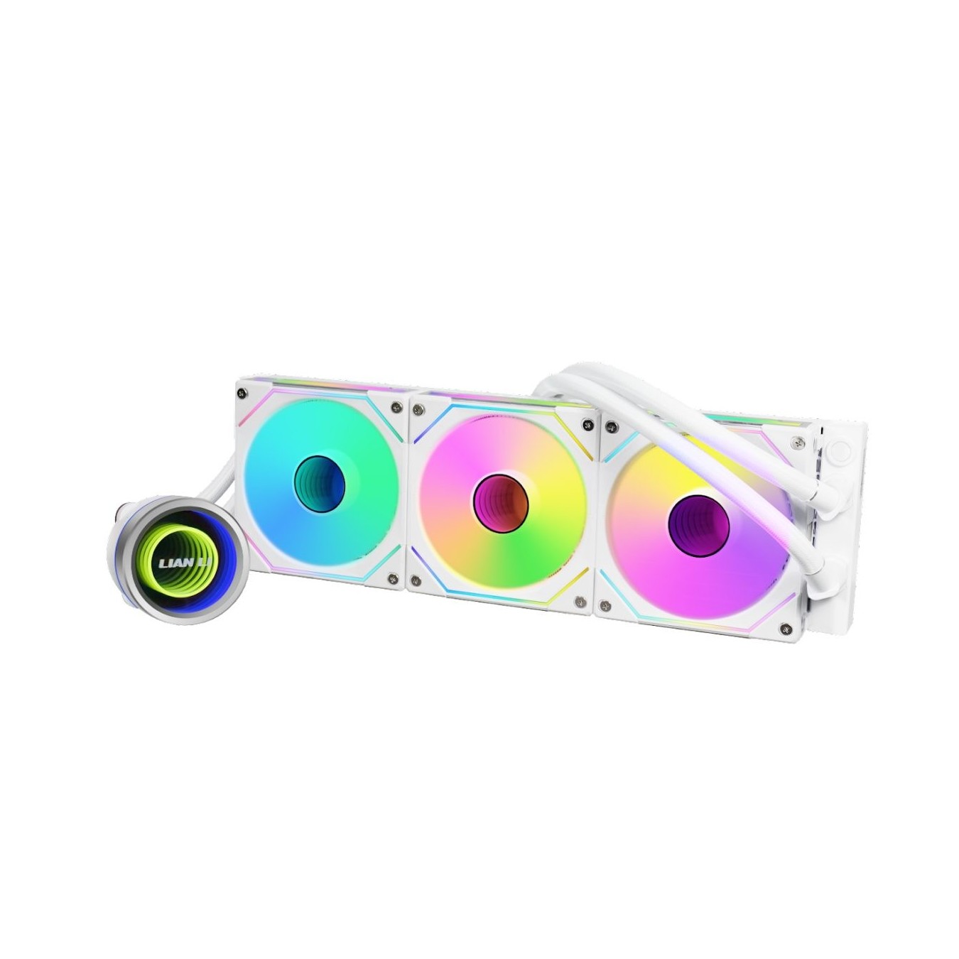 Lian Li Galahad II Trinity 360 White - SL-INF - AIO GPU Liquid Cooler with ARGB INFINITY Fans