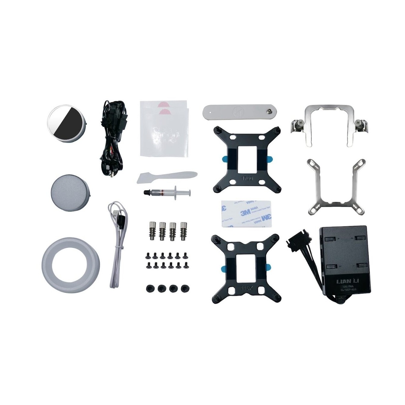 Lian Li Galahad II Trinity 360 White - SL-INF - AIO GPU Liquid Cooler with ARGB INFINITY Fans
