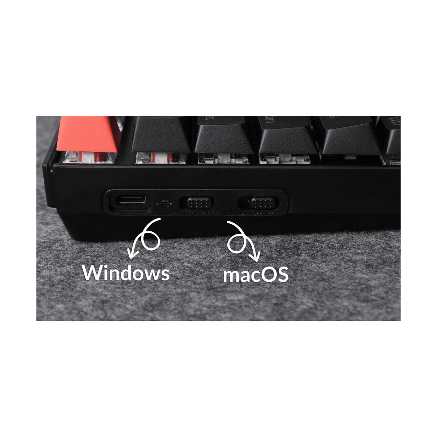 Keychron K8 V2 K8X-H1 Red Switch Hotswap RGB 80% US (Boxed) — Buy in Cyprus with Fast Delivery