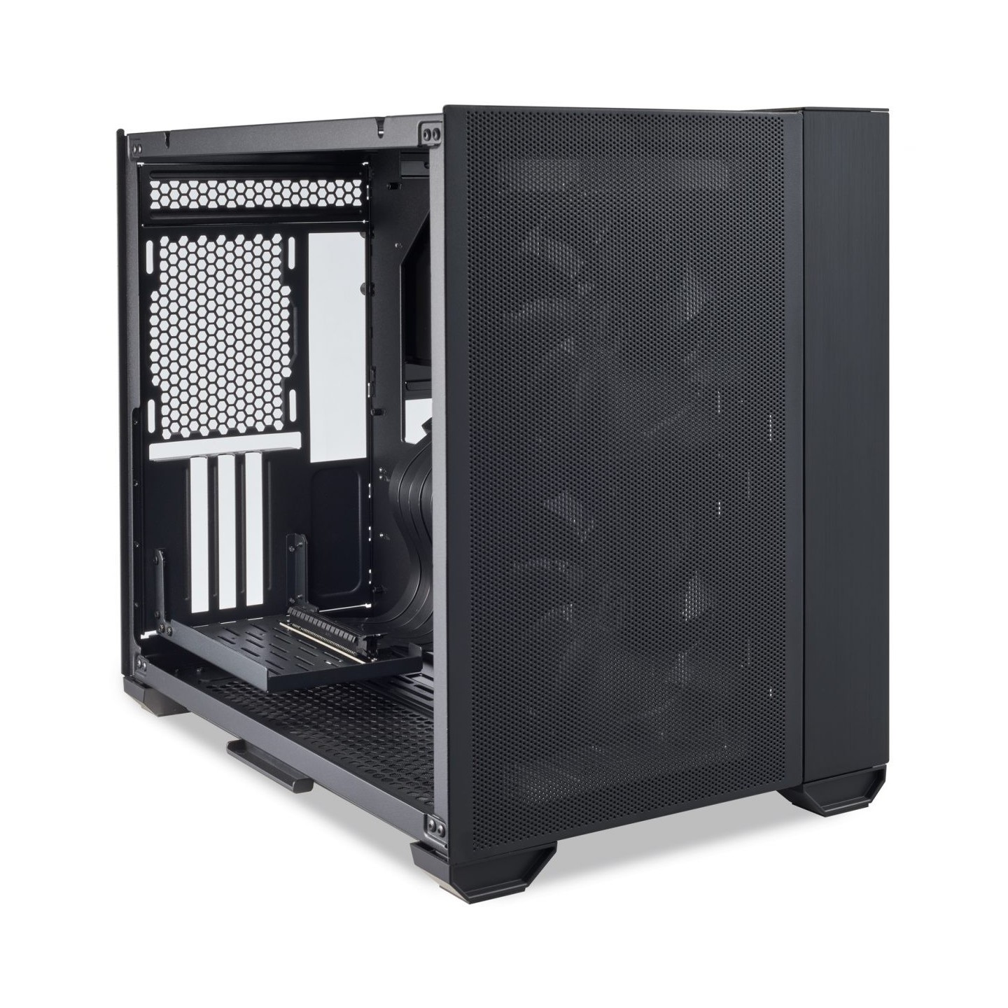 Lian Li O11 Air Mini Black ATX Mini Tower Case w/ 3 Fans (O11AMX) (Boxed) — Buy in Cyprus with Fast Delivery