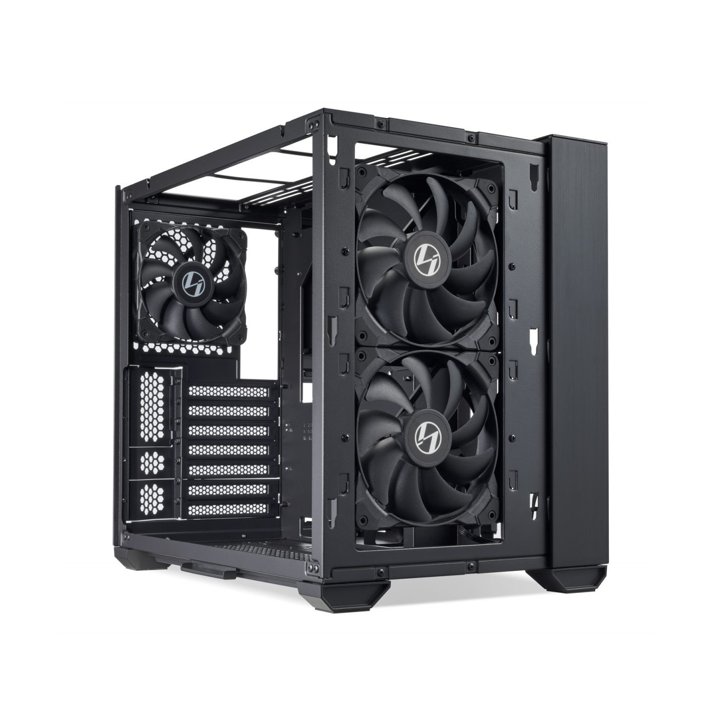 Lian Li O11 Air Mini Black ATX Mini Tower Case w/ 3 Fans (O11AMX) (Boxed) — Buy in Cyprus with Fast Delivery