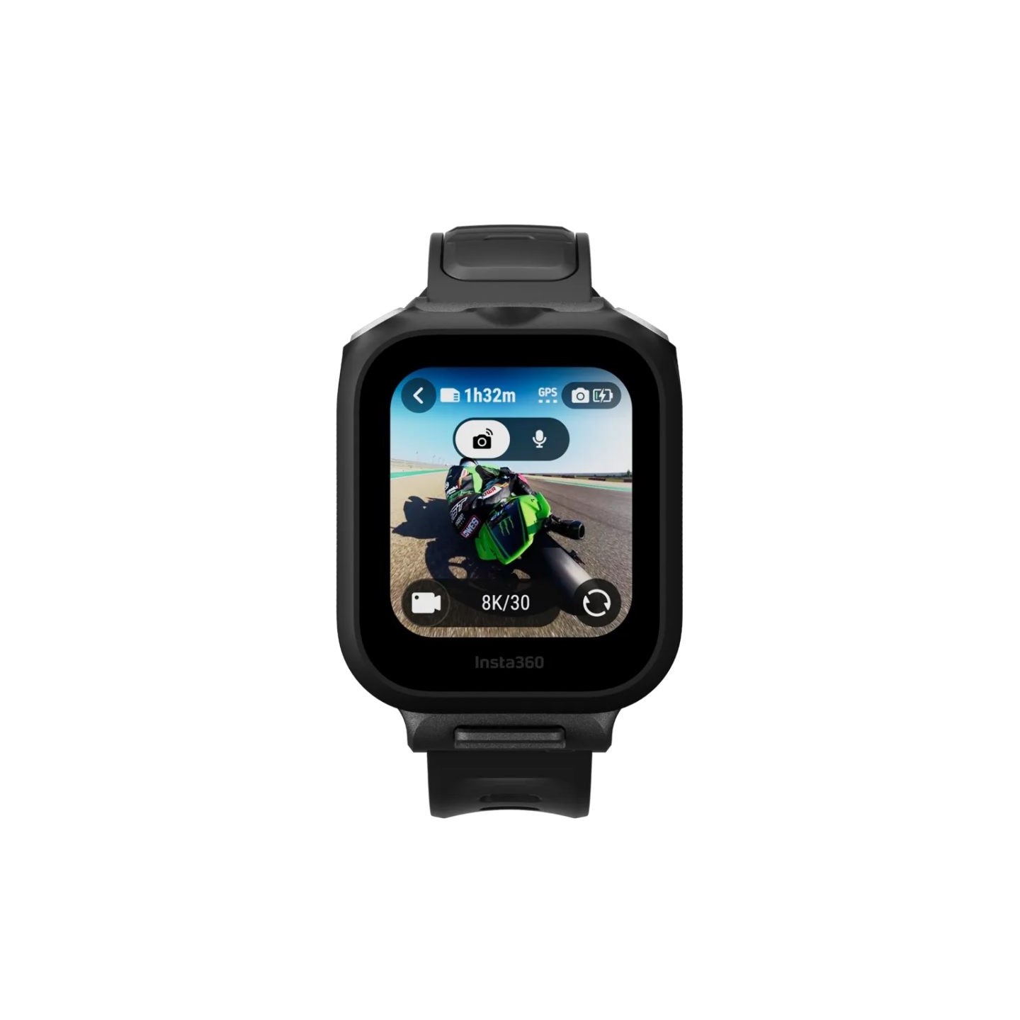 Insta360 GPS Preview Remote with Built-In Mic - Remote control up to 100m, Multiple Mounting options