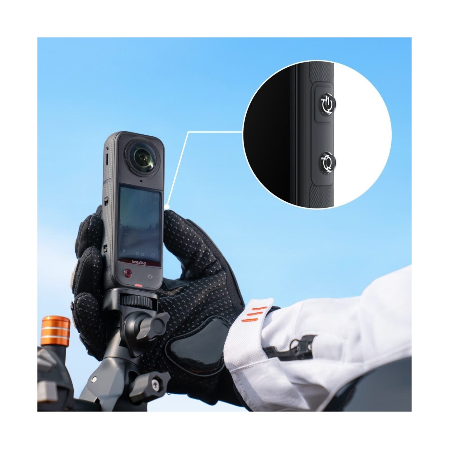 Insta360 Button Sticker Set - Tactile button stickers, locate easier the buttons — Buy in Cyprus with Fast Delivery