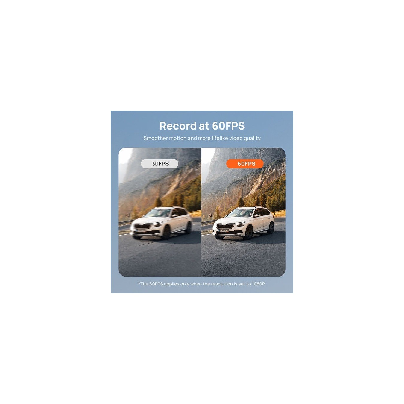 70mai Dash Cam 4K w. Screen - A810 - 2160p 60FPS 150FOV GPS 500mAh Car Camera — Buy in Cyprus with Fast Delivery
