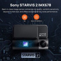 70mai Dash Cam 4K w. Screen - A810 - 2160p 60FPS 150FOV GPS 500mAh Car Camera — Buy in Cyprus with Fast Delivery