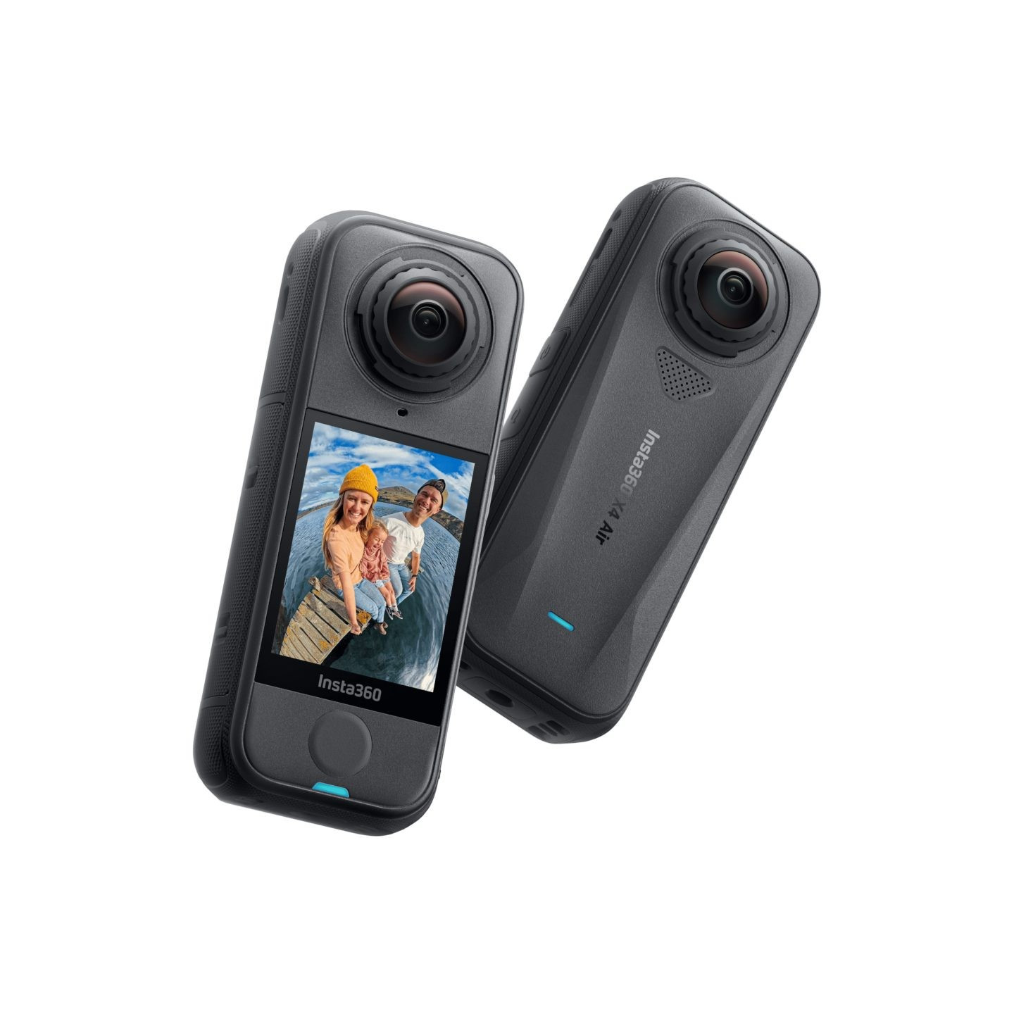 Insta360 Starter Bundle - X4 Air - Lightweight 8K 360 AI ActionCam Selfie stick, 2x battery, lens cap